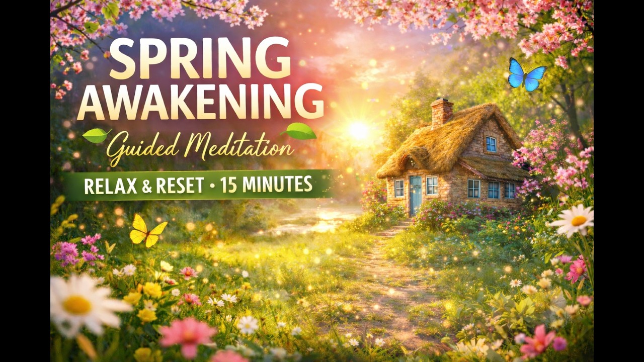 Spring Awakening Relaxation Journey | 15 Minute Guided Meditation for Peace & Renewal