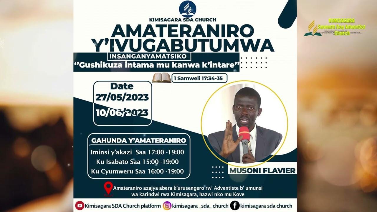Iherezo rya byose by Musoni Flavier #gospel #kimisagarasda #sdachurch