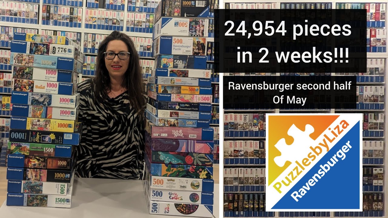 Ravensburger 24954 pieces in two weeks (second Half of May 2024)