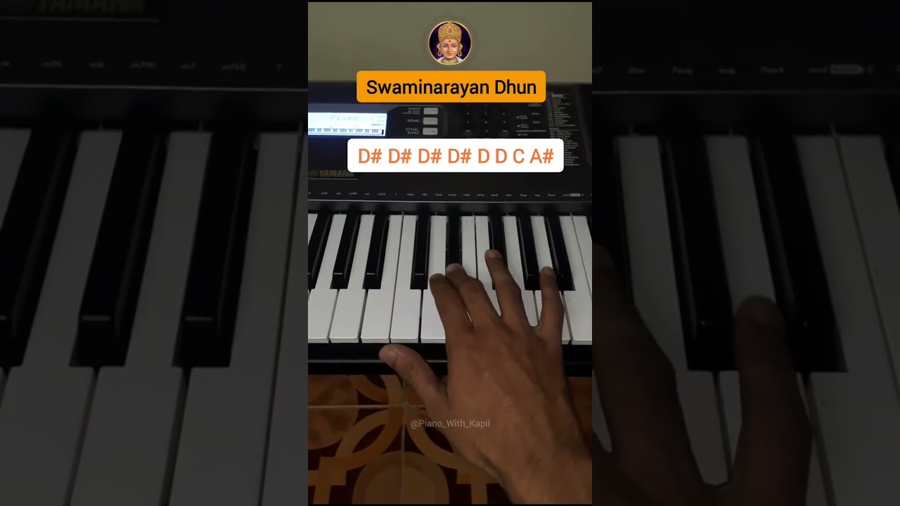 Swaminarayan Dhun Easy Piano Tutorial  #pianotutorial #piano #pianocover