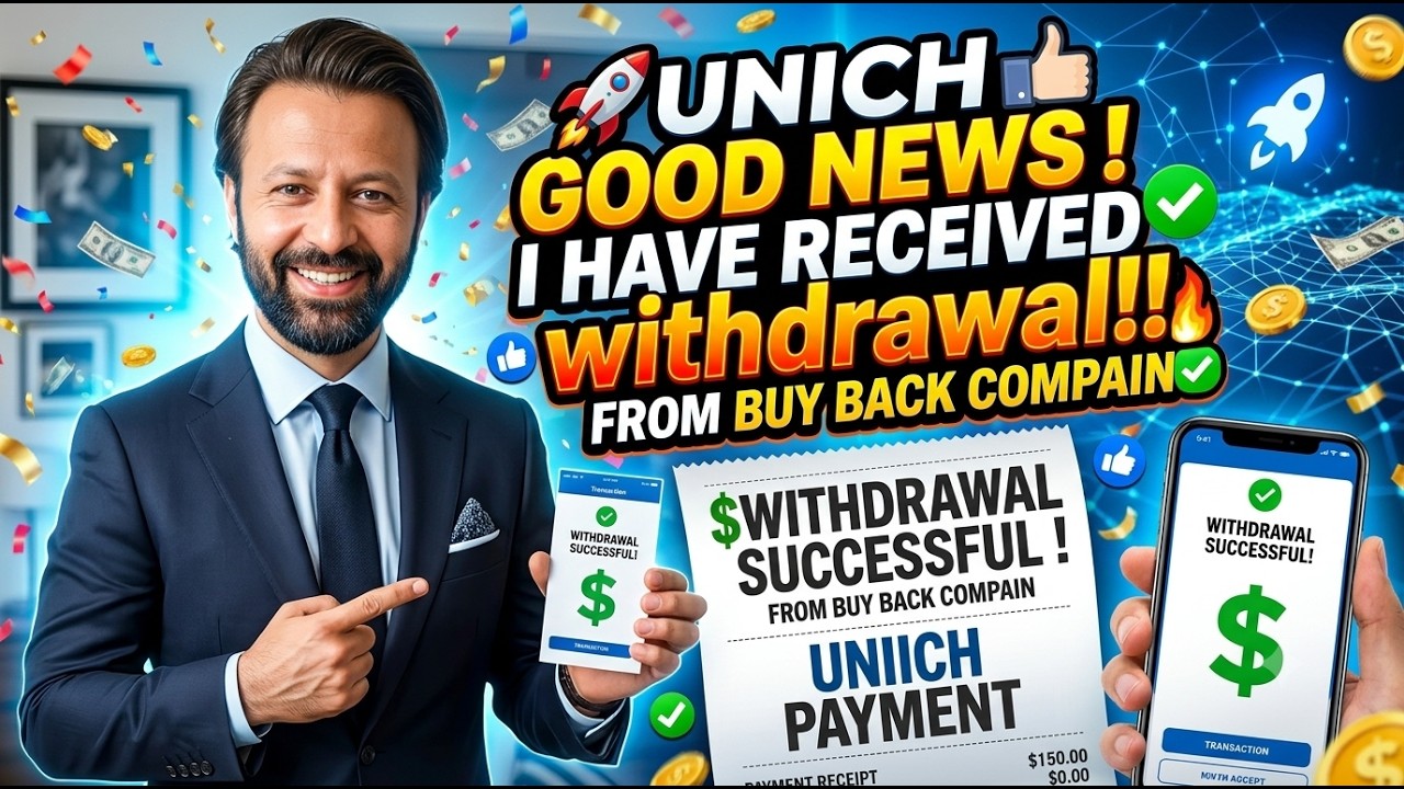 # 🚀 UNICH Good News, I Have Received Withdrawal From Buy Back Campaign 💰 | Live Payment Proof |