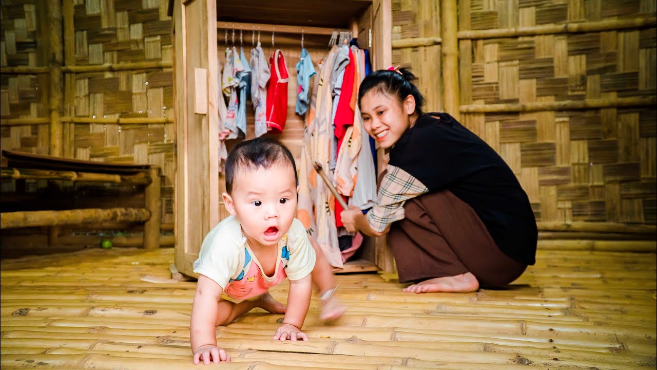 Top three best single mom's new life videos - Full video of single mother's daily life #diy #farming