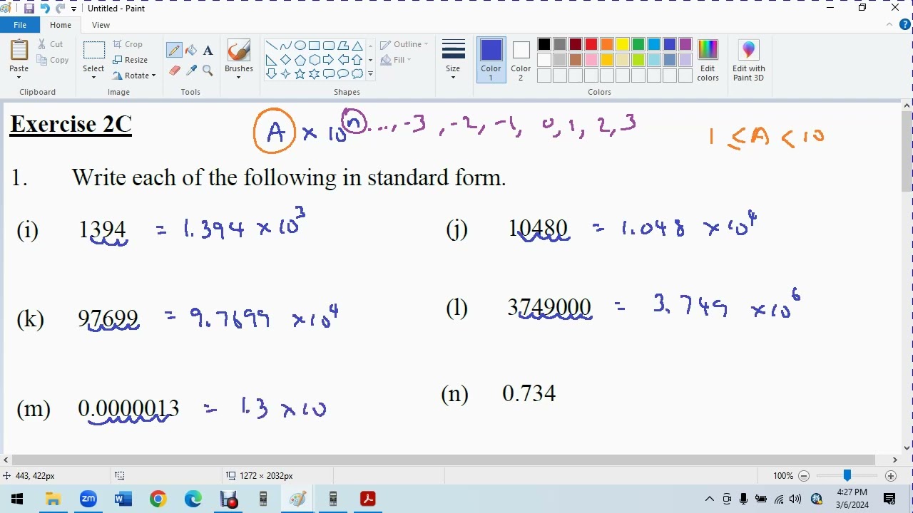F3 C2 C Standard Form Q 1 i - p