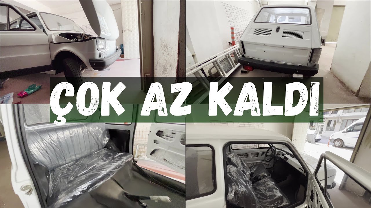Taban Halısını ve Koltukları Koyduk Far, Stop ve Sinyalleri Taktık Bitmek Üzere Fiat 126 FSM