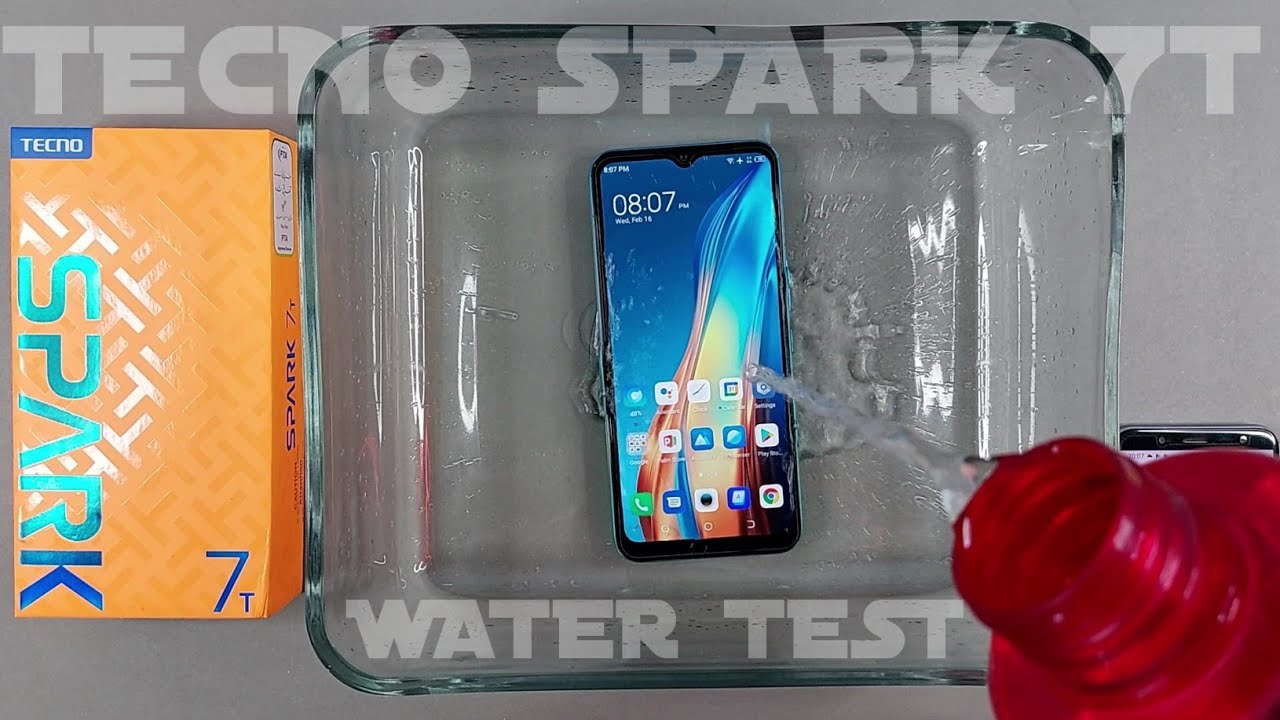 Tecno Spark 7T Waterproof Test | Spark 7T Durability Test