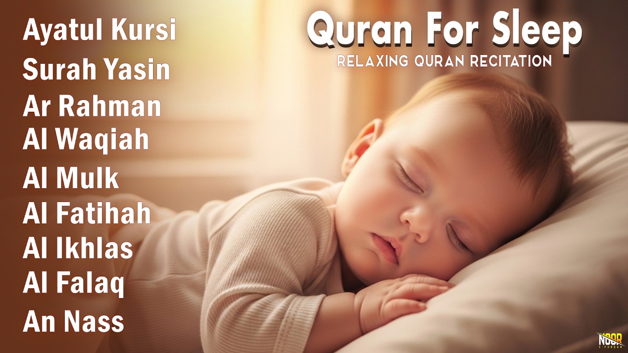 QURAN FOR SLLEP RELAXING RECITAAION | Al Fatihah | Ayatul Kursi | Yasin | Ar-Rahman | Waqiah | Mulk