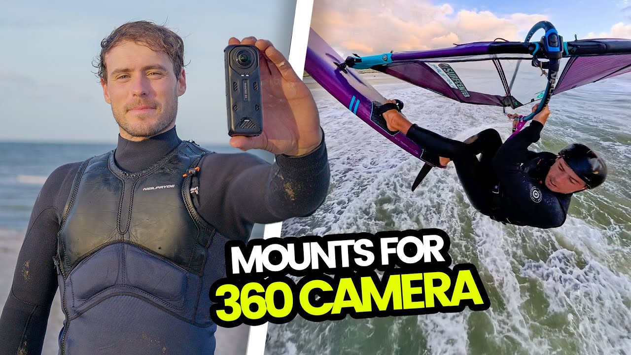 Как установить камеру 360° для виндсерфинга | @Nico_GER7 и @insta360