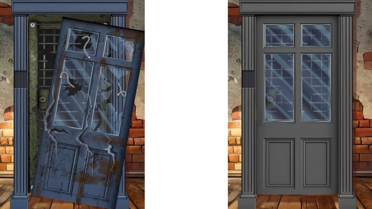 Amazing Door Restoration Transformation | From Broken & Rusty to Brand New Look! 🚪