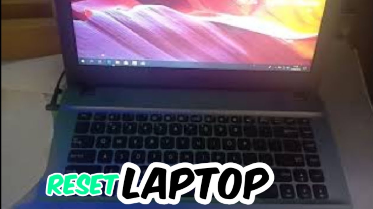 Cara RESET,  Atur Ulang Setelan Pabrik laptop Asus