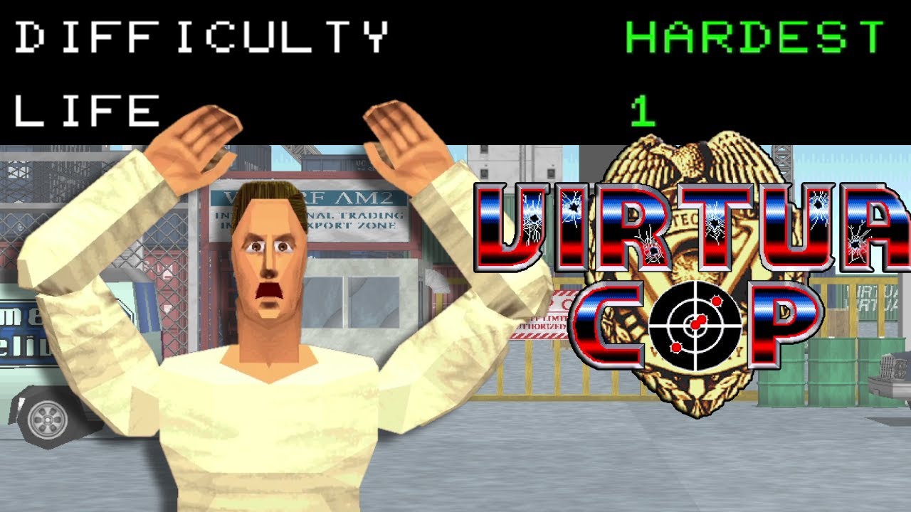 Virtua Cop (Arcade) - HARDEST Difficulty - No Damage