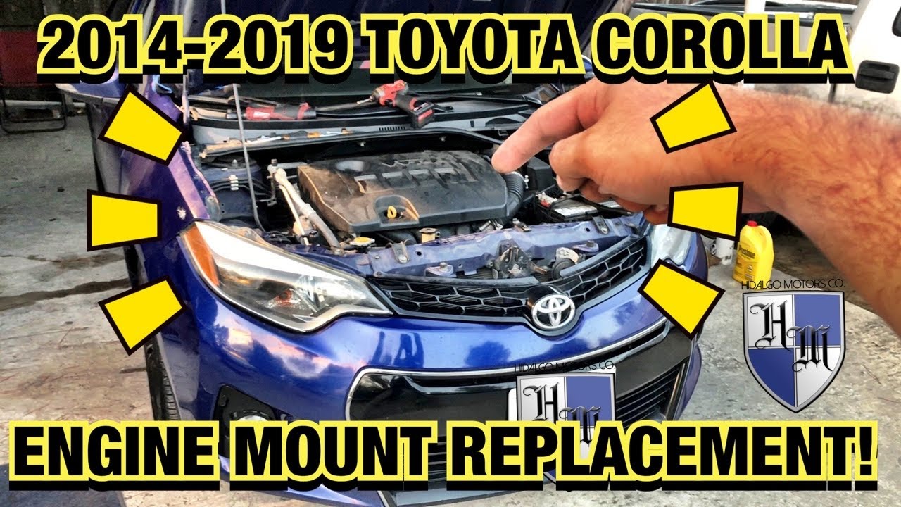 Громкий шум и вибрация на Toyota Corolla устранены быстро и просто! Замена опоры двигателя Coroll...