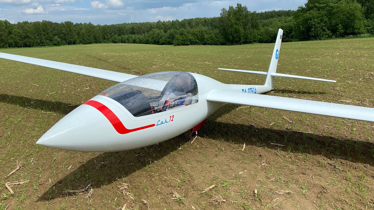 LAK-12 Посадка в поле 2
