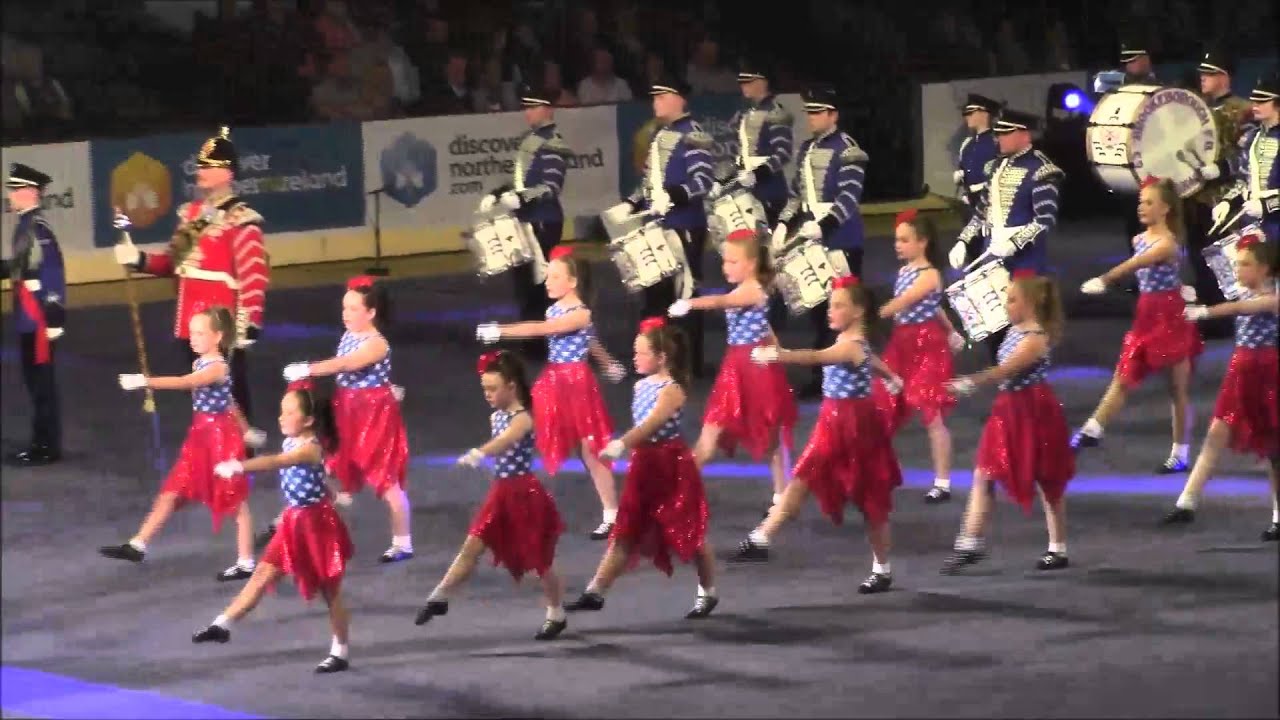 Brookeborough & Lisburn Young Defenders at Belfast Tattoo 2015