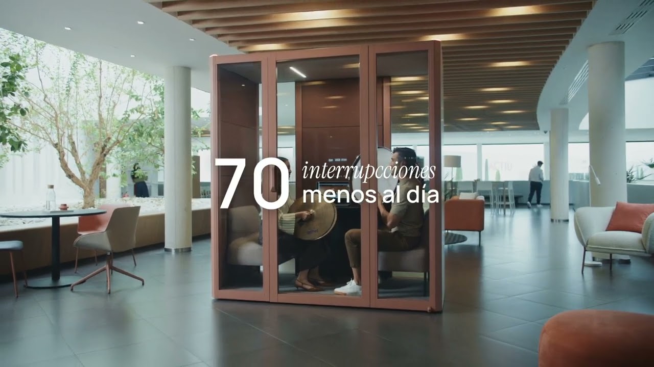 Qyos 200 |&nbsp;ACTIU | Cabina Insonorizada para Reuniones de 2 Personas