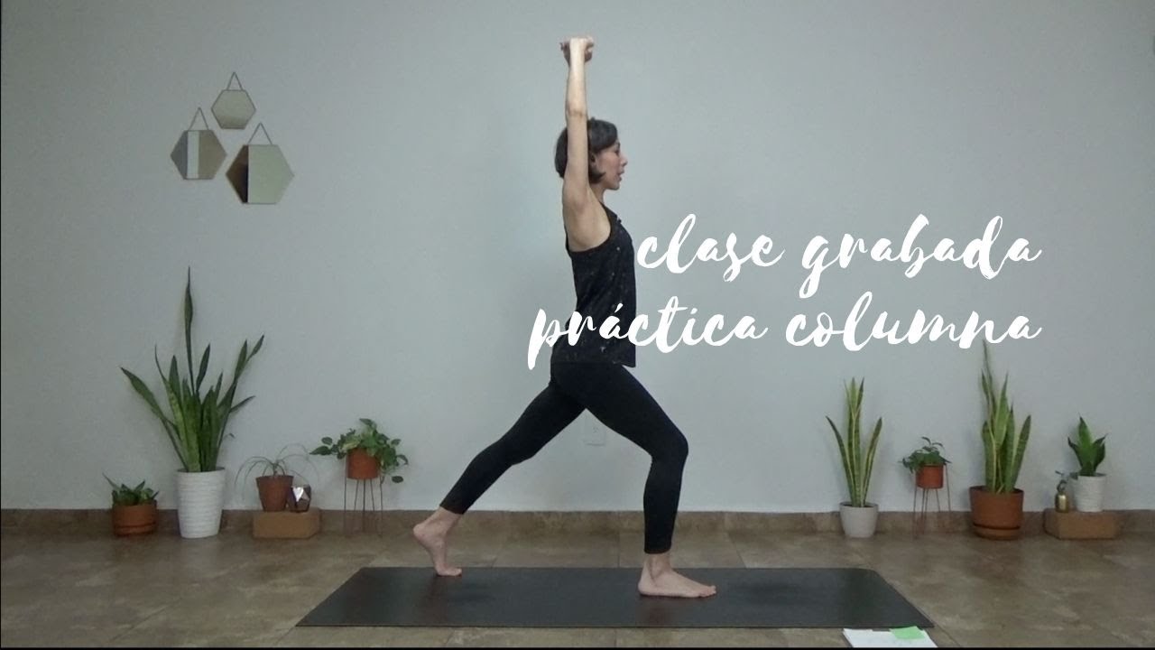 Yoga - clase grabada: columna (dinámico)