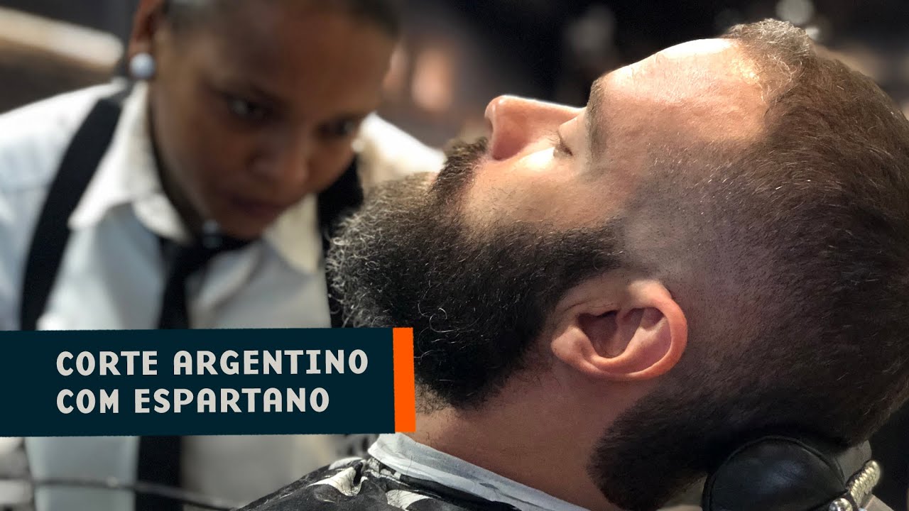 Mudando o Visual com Corte Argentino e Barba Espartana | Barbearia do Zé