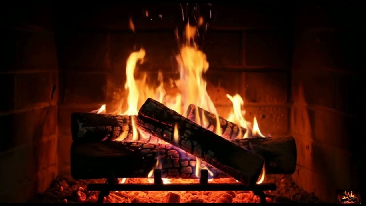 🔥 10 Hours of Relaxing Fireplace Sounds 4K No Ads