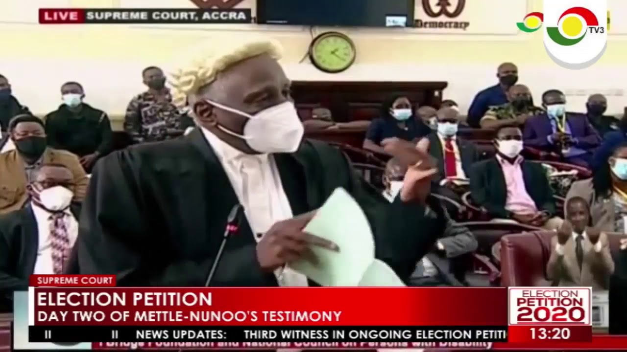 Tsatsu Tsikata engages bench in legal arguments