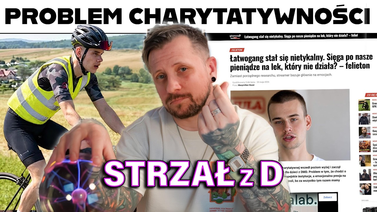 CHARYTATYWNOŚĆ NA POKAZ Łatwogang to nowy Owsiak? - STRZAŁ z D