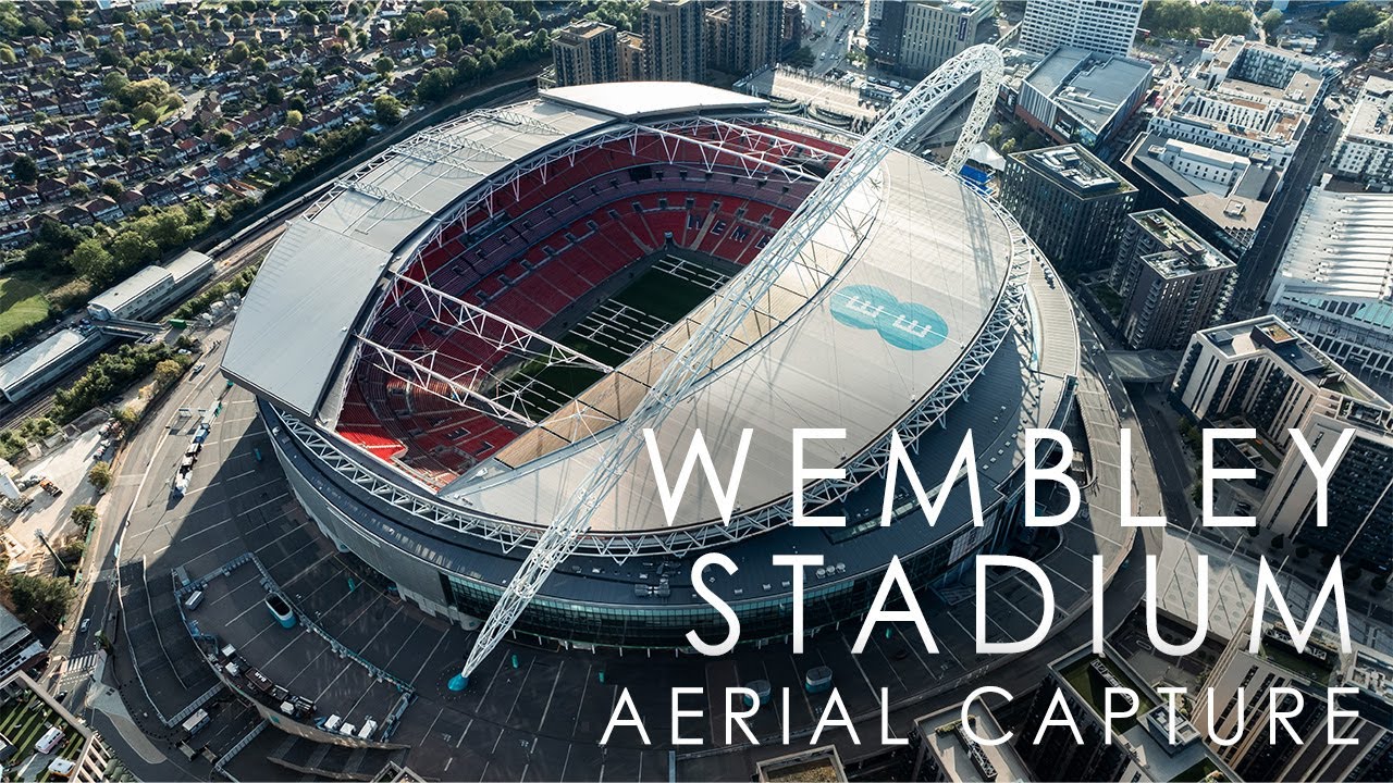 Wembley Stadium from the skies// MAVIC 3 DRONE footage