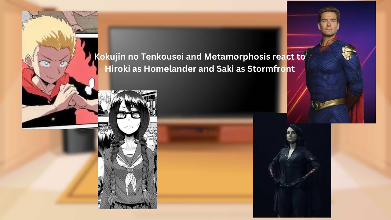 (16+) Kokujin no Tenkousei and Metamorphosis react to Hiroki as Homelander and Saki as Stormfront