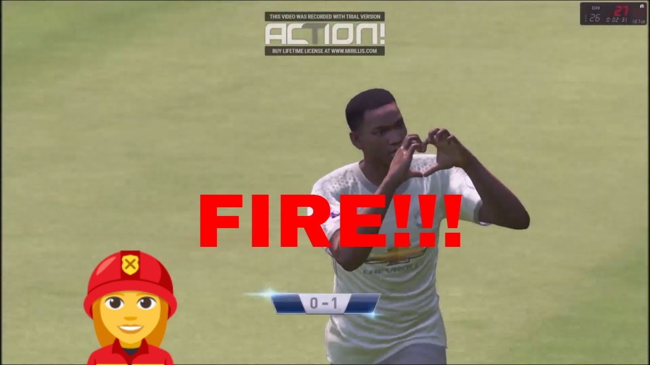 Martial is on Fire