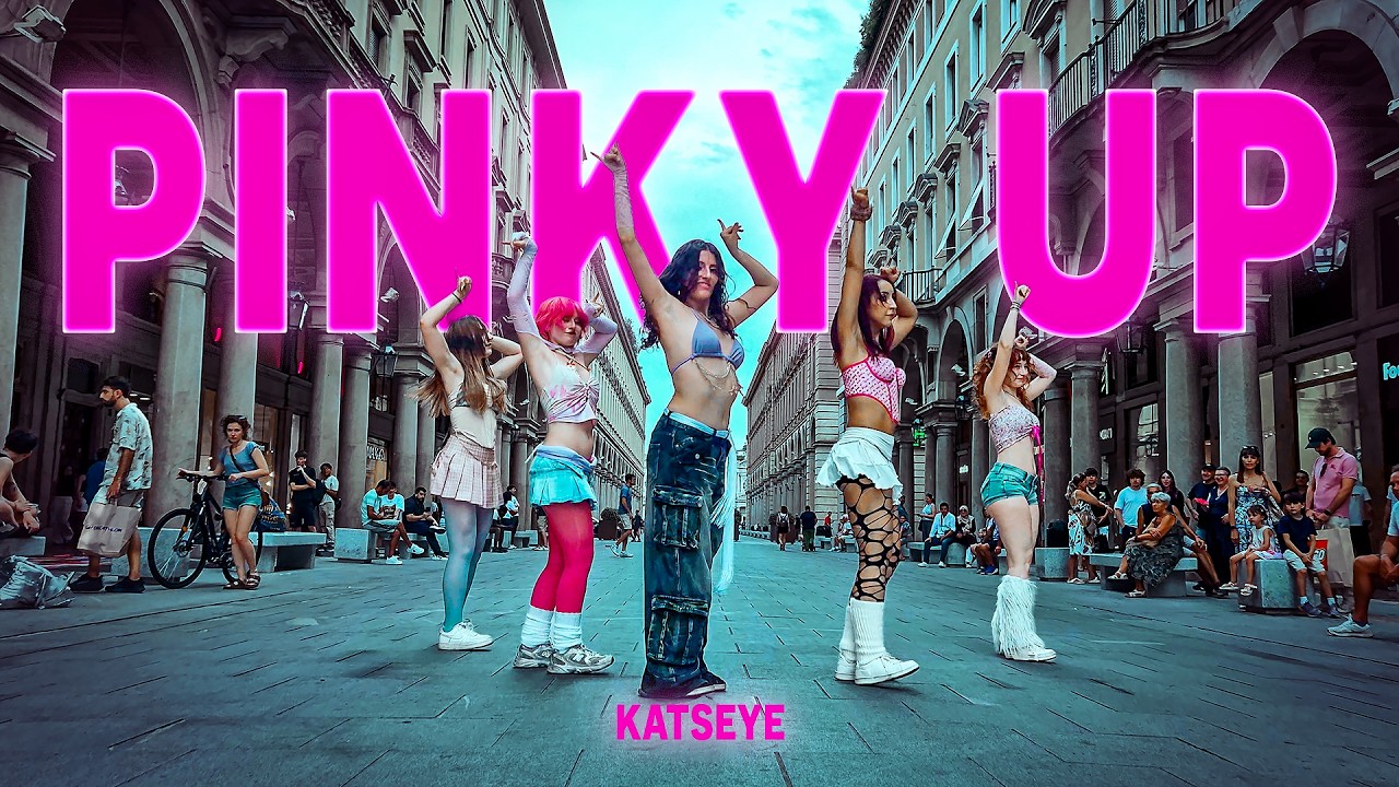 [DANCE IN PUBLIC | ONE TAKE] KATSEYE (캣츠아이) - 'PINKY UP&rsquo; Dance Cover by CLEPSYDRA CREW | Italy