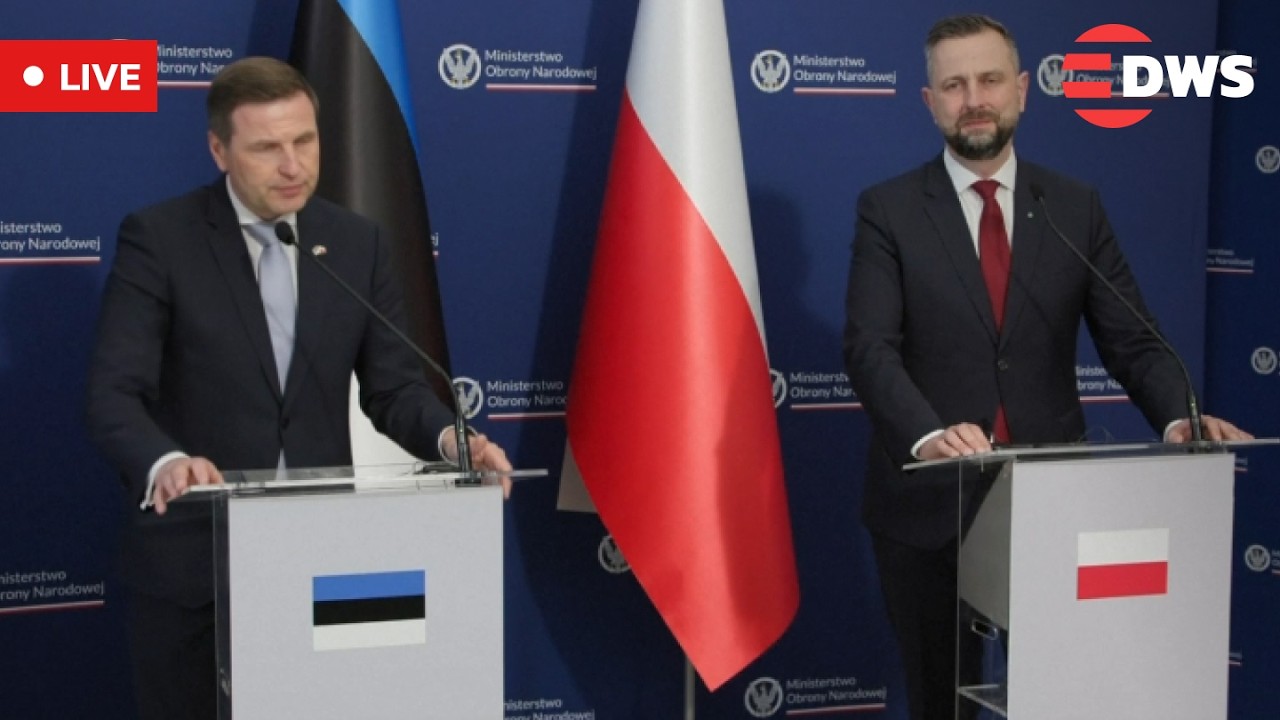 LIVE: Poland & Estonia Defence Ministers Hold Talks on Regional Security and Ukraine Support | AC1Z