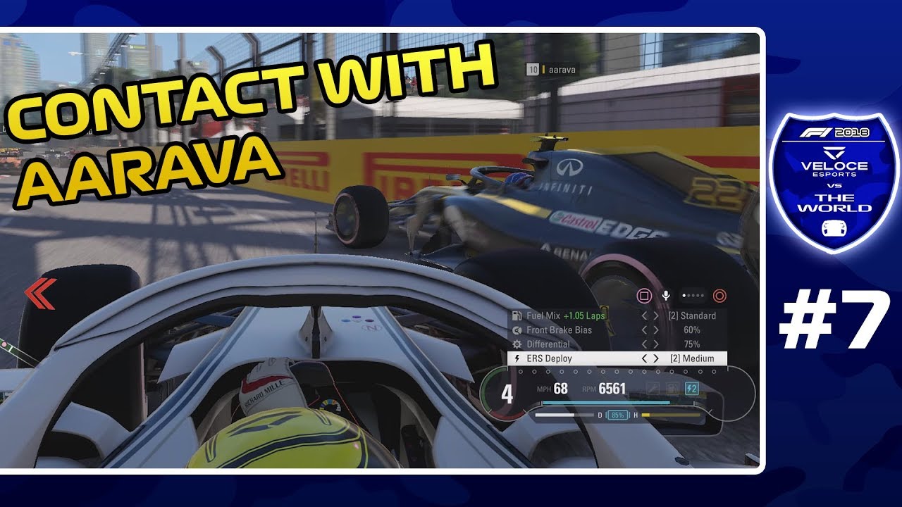 F1 2018: Veloce v The World #7 - DRIFTING AT SINGAPORE...and crashing