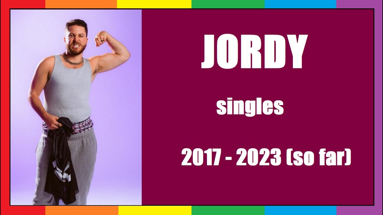JORDY - singles compilation  2017 - 2023 (so far) #gay #singer #lgbt