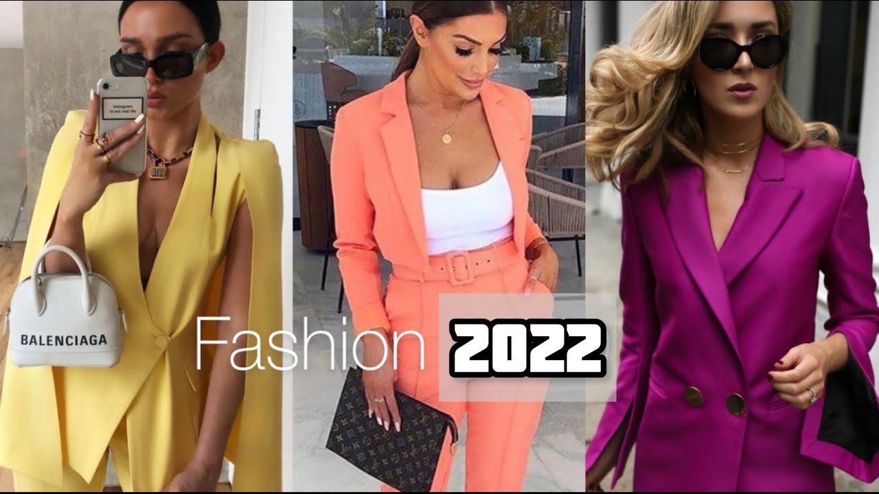 MODA 2022 MUJER OUTFITS C&Oacute;MO COMBINAR ROPA De MODA COLORES 2022 MUJER TENDENCIAS 2022