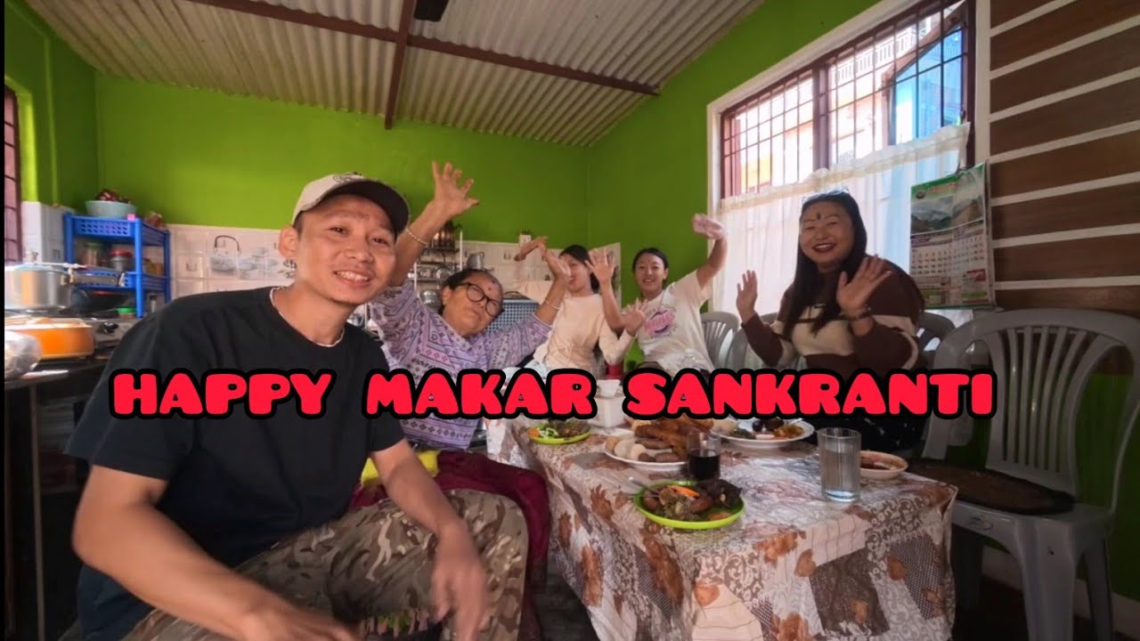 Family sanga makar sankranti  manaudai  😊