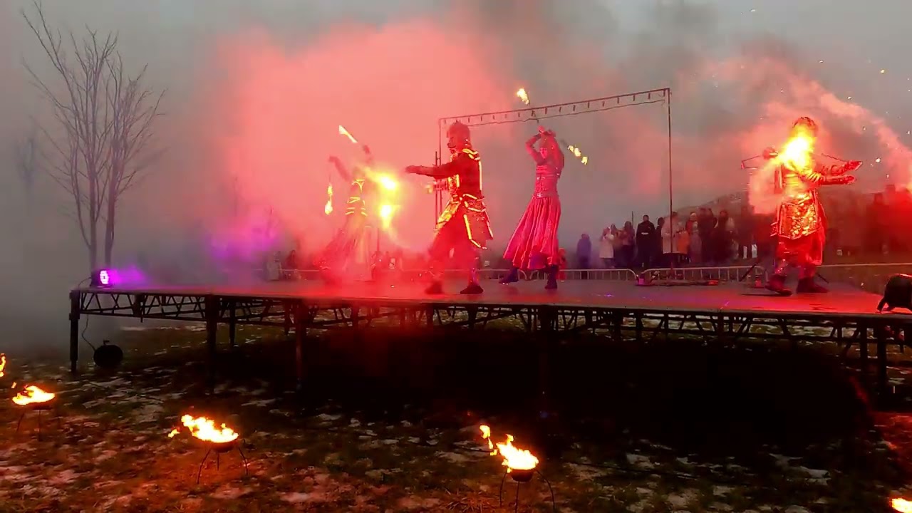 Mad Fox Ultra invocation 2025, Огненное шоу #runningheroesrussia