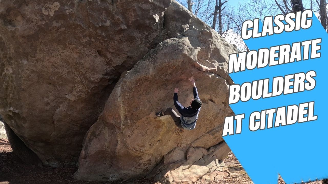 My First Time Climbing at Citadel - Fort Payne, AL - Bouldering