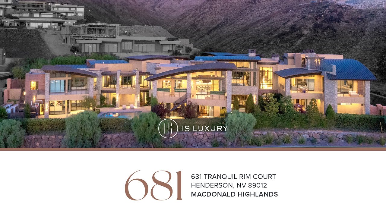681 Tranquil Rim Court | MacDonald Highlands | IS LUXURY