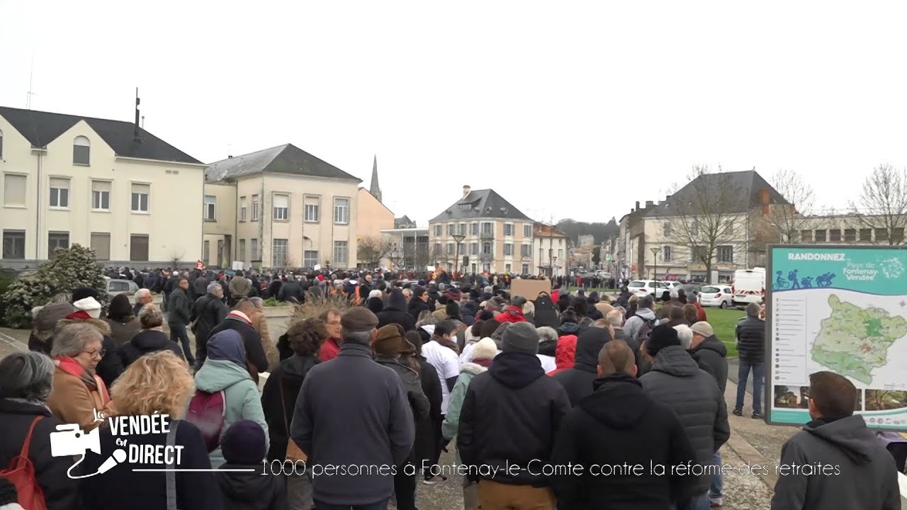 La Vendée en Direct : Dans le cortège de la manifestation de Fontenay