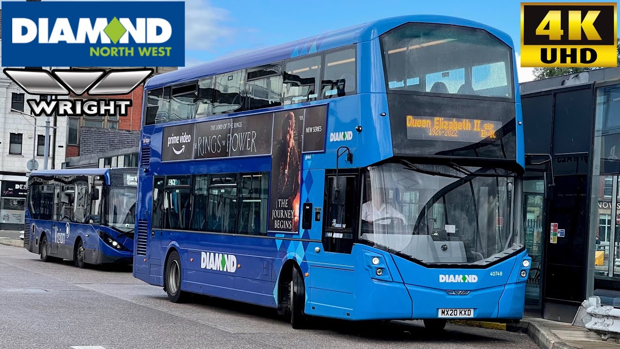 [Diamond Bus North West: 524 Bolton to Bury via Radcliffe] Wright Streetdeck (40748/MX20KXD)