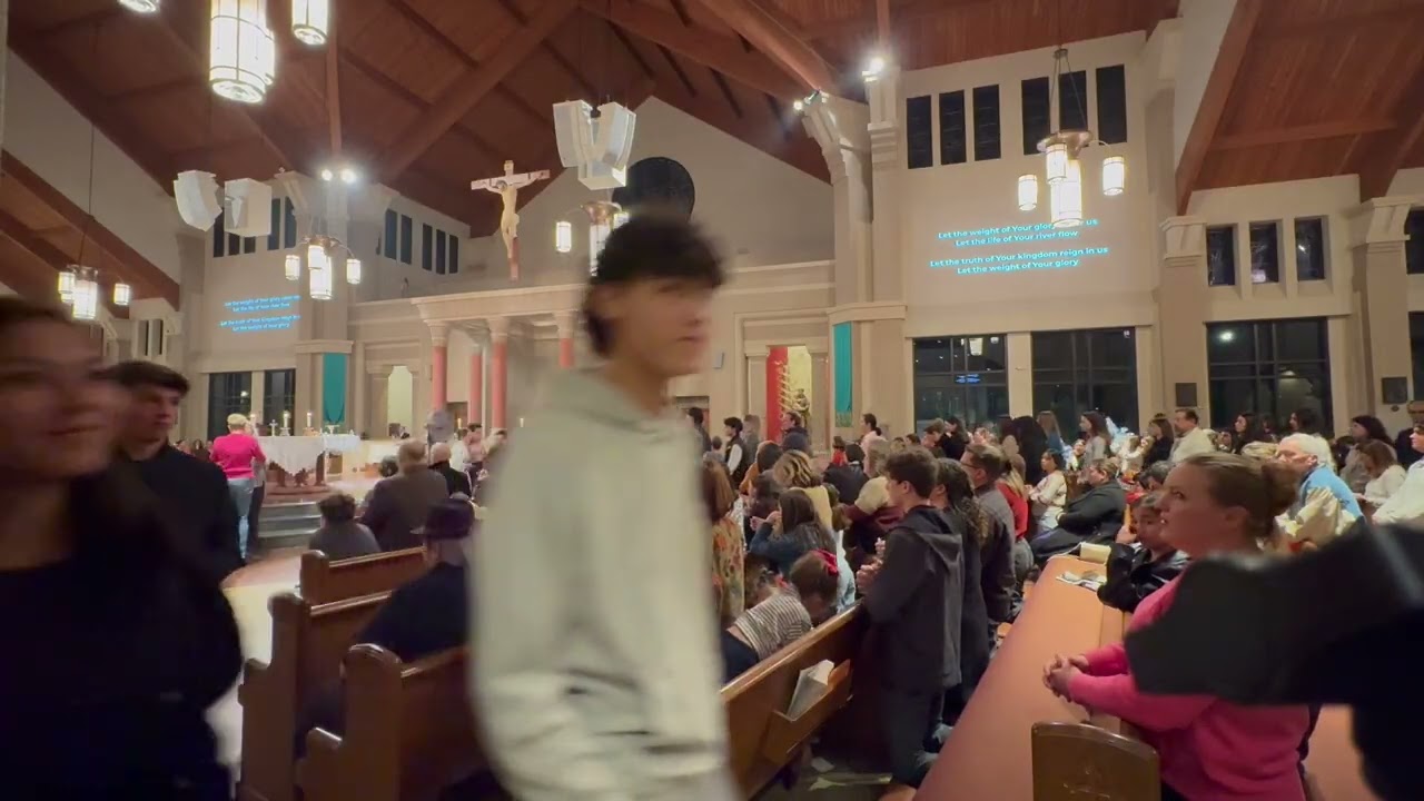 January 18- communion songs - Amazing Grace, Let the Weight of Your Glory Fall, Enough