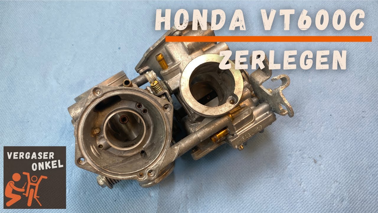 Vergaser Honda VT600C bis Bj. 97 zerlegen, ausführlich erklärt vom Vergaseronkel