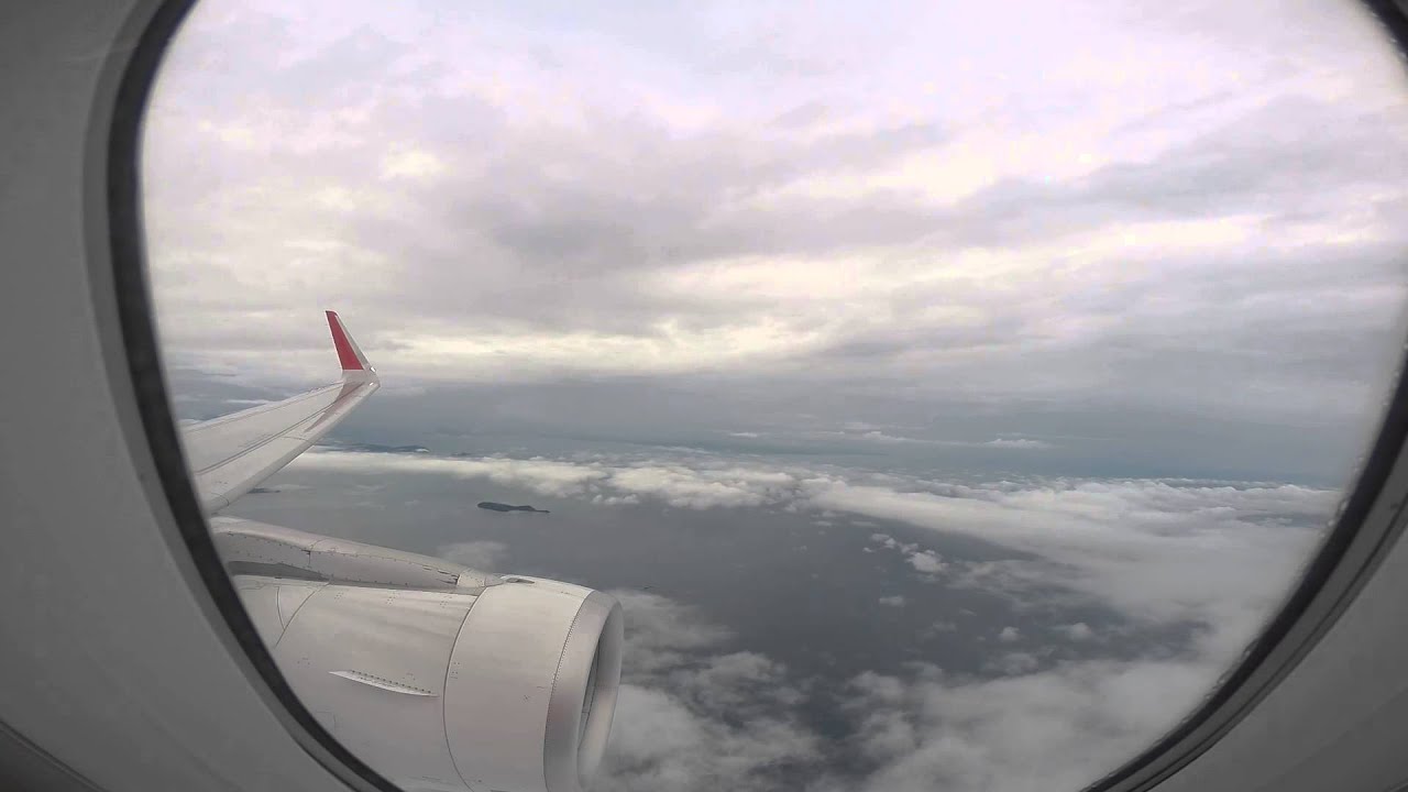 AirAsia A320 AK6243 Langkawi - Penang Entire Flight (GoPro) - Dec 2014
