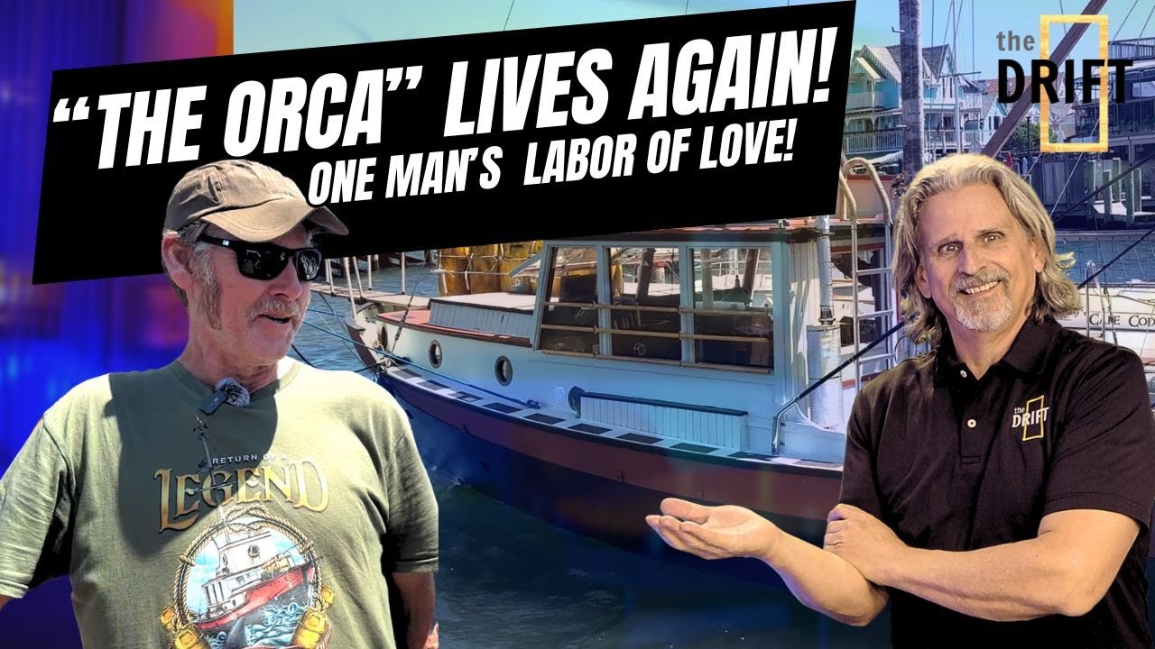 The Drift Podcast Ep. 49 🎙️ | Builder of the ORCA Tribute Boat from JAWS 🦈🛥️