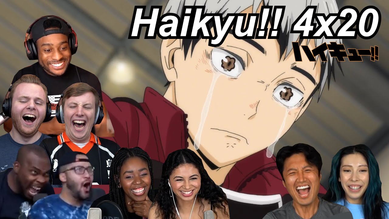 Haikyu!! 4x20 Reactions | Great Anime Reactors!!! | 【ハイキュー!!】【海外の反応】