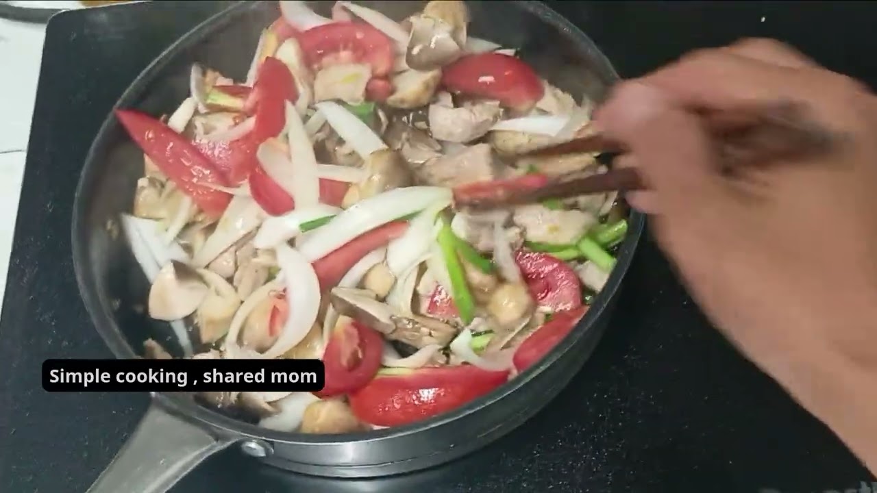 Cooking a Simple Meal in a Quiet Vietnamese Village Rural Life