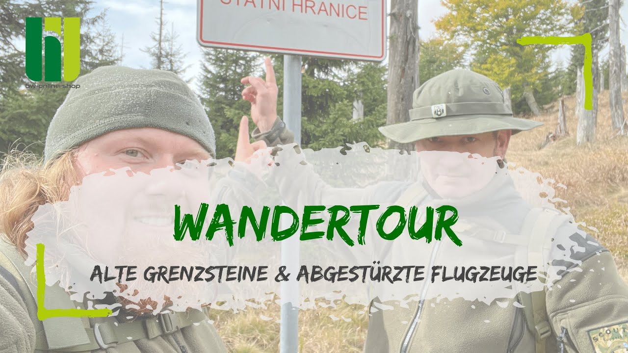 WANDERTOUR DURCH TSCHECHIEN - Alte Grenzsteine, mystischer Nebel und zwei abgestürzte Flugzeuge!