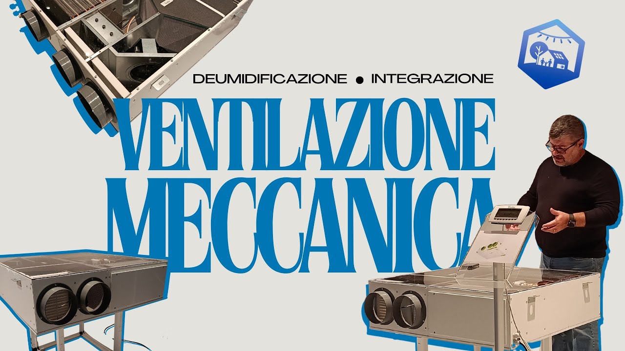 🏠Ventilazione meccanica centralizzata con deumidificazione ed integrazione💨