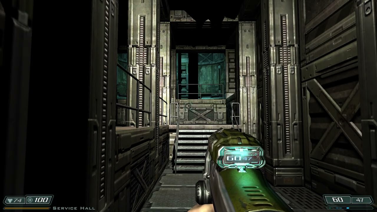 DOOM 3 Lost Mission, Fans Working plus Imp Hissing