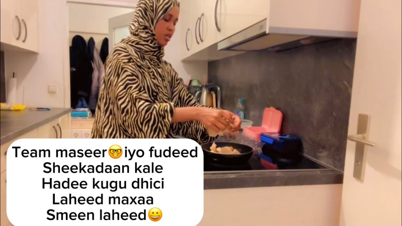 School morning routine Somali mam with 3 child