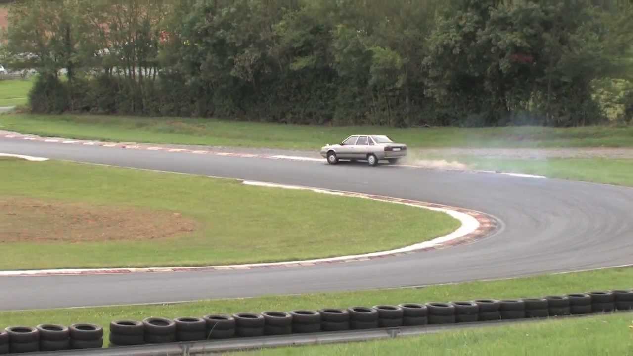 circuit de la chatre 2011 renault 21 2 litre VS honda civic 16s.mov