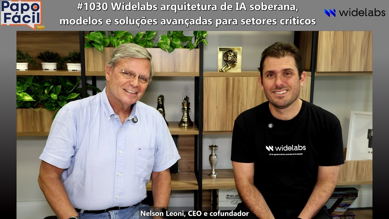 #1030 Widelabs arquitetura de IA soberana, modelos e soluções avançadas para setores críticos