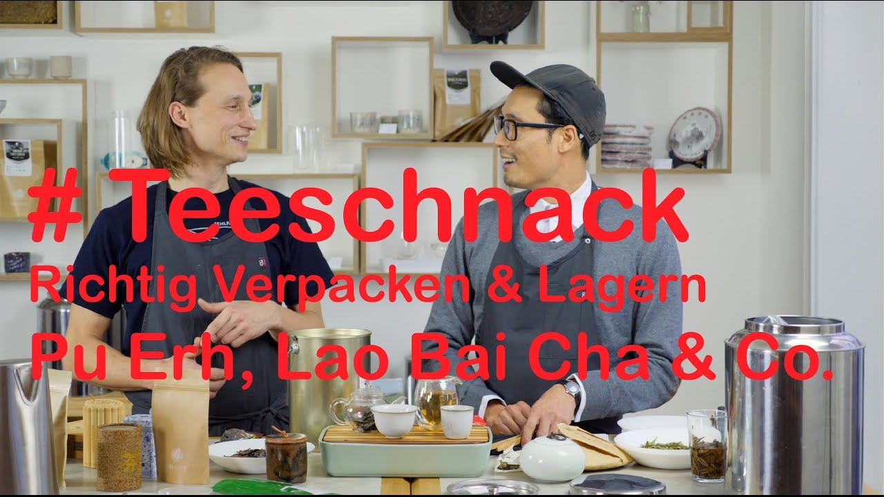 TEA ADDICTS - Teeschnack #Verpackungen & Lagerung von Tee, Zusatz: Lao Bai Cha, Pu-Erh